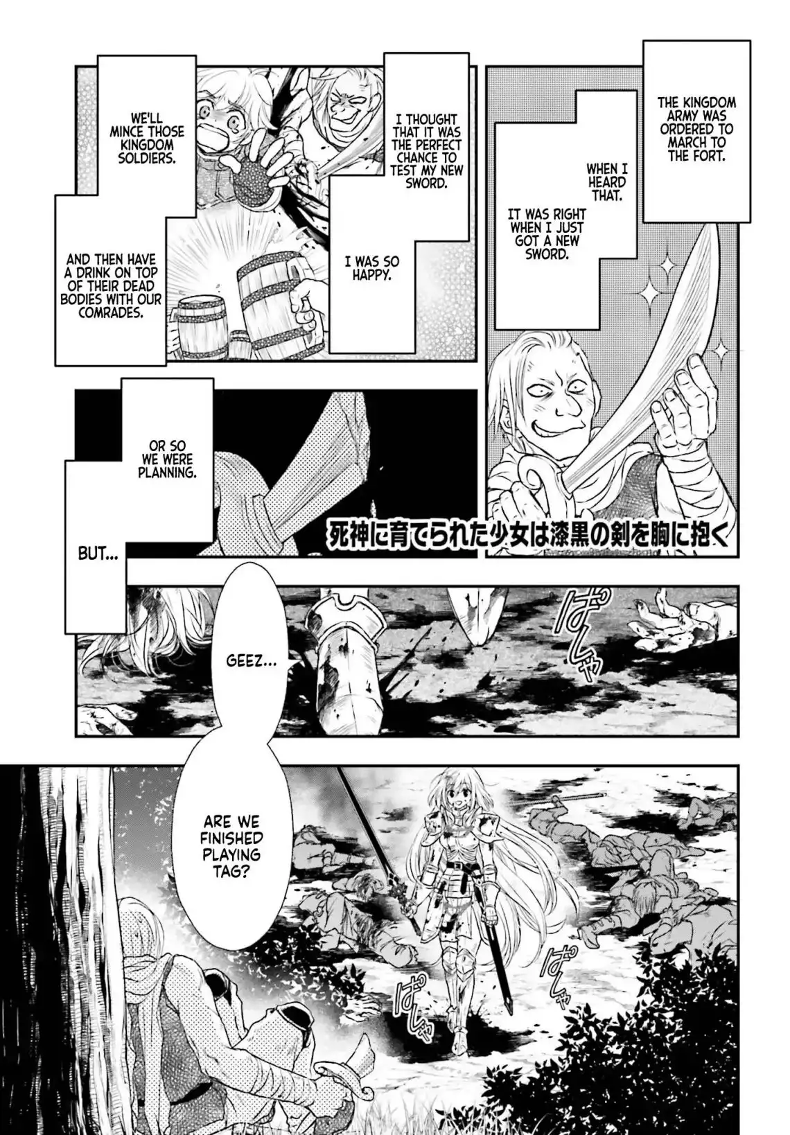 Shinigami ni Sodaterareta Shoujo wa Shikkoku no Tsurugi wo Mune ni Idaku Chapter 5 2